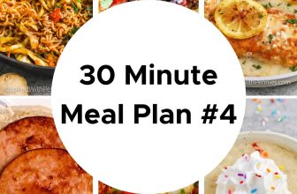 30 Minute Meal Plan #4