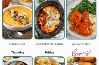 Weekly Meal Plan Oct 14, 2024