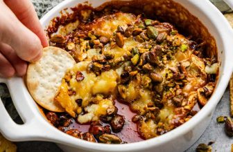Scorching Honey Pistachio Baked Brie