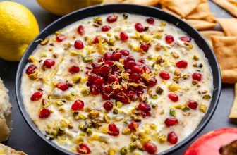 Pomegranate Pistachio Whipped Feta – The Keep At Dwelling Chef